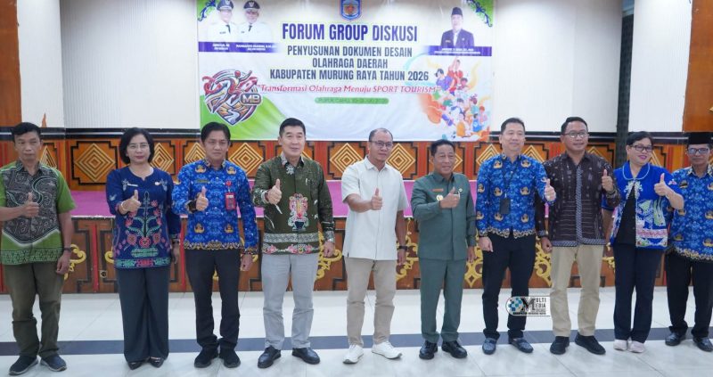 Bupati Heriyus Buka FGD Penyusunan Desain Olahraga Daerah Tahun 2026