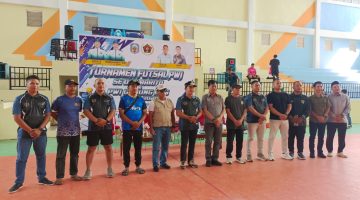 Wabup Rahmanto membuka Turnamen Futsal PWI se-DAS Barito dab Gunung Mas