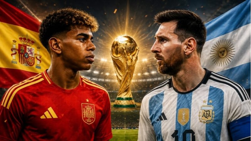 Spanyol vs Argentina di Final Piala Dunia 2026 (sumber: suara.com)