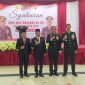 Bupati Murung Raya Heriyus bersama Forkopimda setempat dalam HUT Bhayangkara