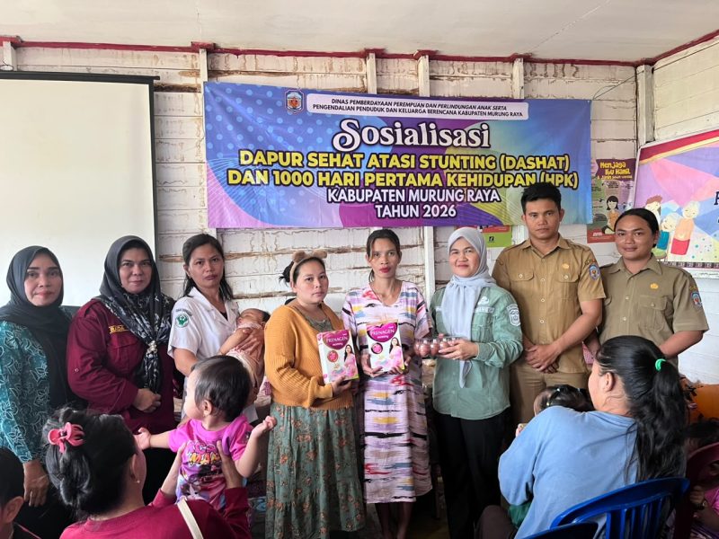 DP3ADALDUKKB Mura Sosialisasi DASHAT dan pentingnya pengasuhan pada masa 1.000 Hari Pertama Kehidupan (HPK) yang dilaksanakan di Desa Penyang, Kecamatan Murung, Selasa (21/7/2026
