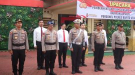 Foto Polres Barito Utara melaksanakan Upacara Pemberhentian Tidak Dengan Hormat (PTDH)