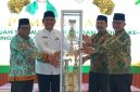 Foto Bupati Barito Utara, H. Shalahuddin didampingi Wakil Bupati Felix Sonadie Y. Tingan dan Sekretaris Daerah Muhlis secara resmi membuka Musabaqah Tilawatil Qur’an dan Hadits (MTQH) ke-53