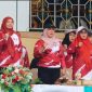 Foto senam massal yang digelar untuk memperingati Hari Ulang Tahun (HUT) ke-76 Kabupaten Barito Utara sekaligus HUT ke-81 Republik Indonesia