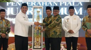 Foto Musabaqah Tilawatil Qur’an dan Hadis (MTQH) ke-53 Tingkat Kabupaten Barito Utara Tahun 2026 resmi ditutup oleh Bupati Barito Utara, H. Shalahuddin, di Aula DLH Kabupaten Barito Utara