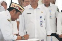 Foto Pemerintah Kabupaten Barito Utara resmi mengukuhkan sebanyak 31 anggota Badan Permusyawaratan Desa (BPD) Pengganti Antar Waktu (PAW) yang berasal dari 20 desa