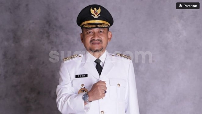 Bupati Pemalang Anom Widiyantoro terjaring OTT KPK. (Pemkab Pemalang). 