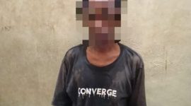Foto pelaku diduga kuat melakukan tindak pidana pencabulan terhadap anak di bawah umur. Foto : 1tulah.com/zakirin