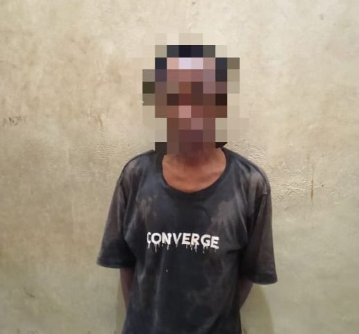 Foto pelaku diduga kuat melakukan tindak pidana pencabulan terhadap anak di bawah umur. Foto : 1tulah.com/zakirin
