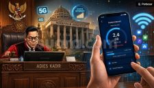 Mahkamah Konstitusi (MK) memutuskan agar kuota internet tidak hangus. (Suara.com/Syahda) 