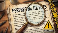Ilustrasi Perpres Nomor 111 Tahun 2025, memicu polemik setelah memuat frasa 