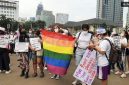 Ilustrasi-Transpuan saat ikut memperingati hari perempuan internasional di kawasan Patung Kuda, Monas, Jakarta. (Suara.com/Ummi HS) 
