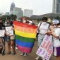 Ilustrasi-Transpuan saat ikut memperingati hari perempuan internasional di kawasan Patung Kuda, Monas, Jakarta. (Suara.com/Ummi HS) 