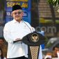 Mendikdasmen Abdul Mu'ti melarang praktik perpeloncoan dan senioritas dalam pelaksanaan MPLS tahun ajaran 2026/2027 di seluruh Indonesia. (Suara.com/Lilis) 