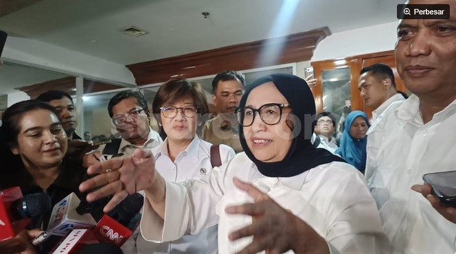 Nanik S Deyang mundur dari Kepala Badan Gizi Nasional. (Suara.com/Bagaskara) 