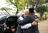 Presiden Prabowo Subianto menerima kunjungan kenegaraan PM India Narendra Modi di Istana Merdeka. (tangkap layar) 