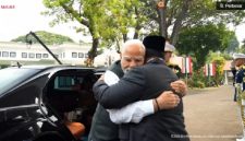 Presiden Prabowo Subianto menerima kunjungan kenegaraan PM India Narendra Modi di Istana Merdeka. (tangkap layar) 