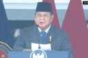 Presiden Prabowo Subianto dalam acara pelantikan 1.204 Pamong Praja Muda lulusan Institut Pemerintahan Dalam Negeri Angkatan XXXIII di Kampus IPDN Jatinangor, Kabupaten Sumedang, Jawa Barat, Rabu (29/7/2026). ANTARA/YouTube Sekretariat Presiden/Maria Cicilia Galuh 