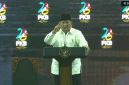 Prabowo di Harlah PKB ke-38. (Tangkap layar) 