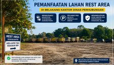 Dishub Bartim Siapkan Rest Area di Belakang Kantor. Foto :AI/1tulah.com/zakirin