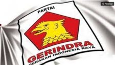Ilustrasi bendera Partai Gerindra. (Ist/ Antara) 