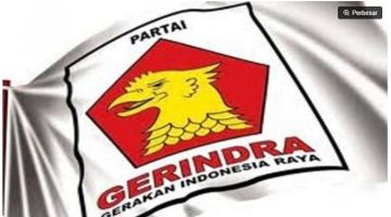 Ilustrasi bendera Partai Gerindra. (Ist/ Antara) 