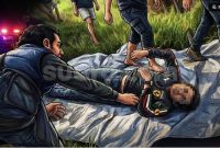 Ilustrasi tragedi penggerebekan bandar narkoba di Katingan, Kalimantan Tengah, berujung satu anggota polisi gugur dan dua lainnya hilang. (Dok. Suara.com) 