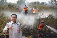 Petugas Satgas Karhutla Kalimantan Tengah melakukan operasi pemadaman dan patroli udara untuk mengendalikan kebakaran hutan dan lahan di sejumlah wilayah rawan di Provinsi Kalimantan Tengah.