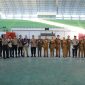 Kepala Dinas PMD Provinsi Kalimantan Tengah bersama tim lintas instansi melakukan Risk Assessment di GOR Indoor Palangka Raya sebagai bagian dari persiapan Rakor Penyelenggaraan Pemerintahan Desa dan Kelurahan se-Kalimantan Tengah Tahun 2026.