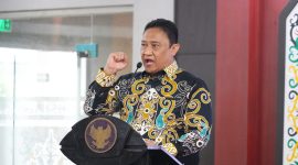 Wakil Gubernur Kalimantan Tengah Edy Pratowo membuka Entry Meeting Penilaian Opini Maladministrasi Penyelenggaraan Pelayanan Publik Tahun 2026 bersama Ombudsman RI di Aula Jayang Tingang, Kantor Gubernur Kalimantan Tengah, Palangka Raya. Kamis (6/8/26)