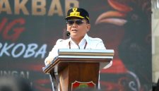 Gubernur Kalimantan Tengah Agustiar Sabran menyampaikan komitmen Pemerintah Provinsi Kalteng dalam memperkuat upaya pencegahan dan pemberantasan penyalahgunaan serta peredaran gelap narkotika dalam Deklarasi Akbar Perang Melawan Narkoba di Bundaran Besar Palangka Raya, Kamis (20/8/26).
