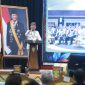 Gubernur Kalimantan Tengah Agustiar Sabran menghadiri kegiatan Penandatanganan BAST Hibah, Pemberian Penghargaan P4GN, dan Kuliah Umum bersama jajaran BNN di Aula Jayang Tingang, Kantor Gubernur Kalteng, Kamis (20/8/26).