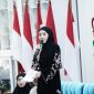Ketua TP-PKK Provinsi Kalimantan Tengah Aisyah Thisia Agustiar Sabran menyampaikan pesan dalam Pengajian Rutin Muslimah yang dirangkaikan dengan Peringatan Maulid Nabi Muhammad SAW 1448 H di Istana Isen Mulang, Rumah Jabatan Gubernur Kalimantan Tengah, Palangka Raya, Jumat (28/8/26).