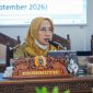 Asisten Administrasi Umum Setda Provinsi Kalimantan Tengah Sunarti menghadiri rapat Bamus DPRD Provinsi Kalimantan Tengah bersama Tim Pemerintah Provinsi Kalimantan Tengah di Ruang Rapat Gabungan DPRD Kalteng, Senin (31/8/26).