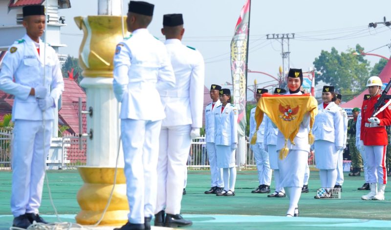 Paskibra Murung Raya 2026 tampil sempurna