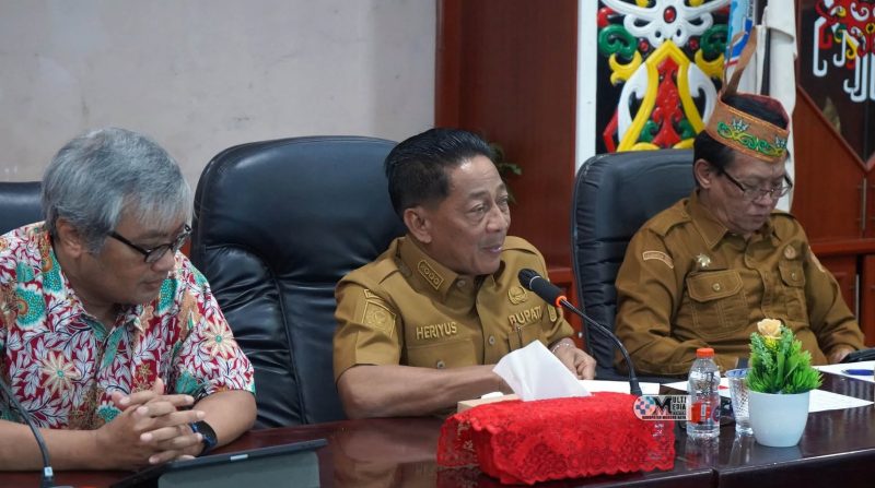 Entry Meeting Pemkab  Mura bersama Satgas MBG dan Tim Audit BPKP yang berlangsung di Aula Setda A Kantor Bupati Murung Raya, Selasa (18/8/2026).