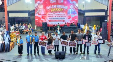 Malam Hiburan Rakyat Meriahkan HUT Ke-81 RI di Murung Raya