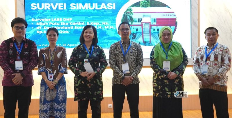 UPTD RSUD Puruk Cahu dalam melaksanakan Survey Simulasi Akreditasi sebagai bagian dari upaya meningkatkan mutu pelayanan dan keselamatan pasien, Kamis (27/8/2026) 