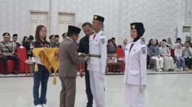 Bupati Heriyus Kukuhkan Anggota Paskibra Murung Raya 2026
