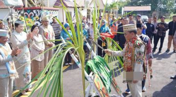 Bupati Heriyus Sambut Kedatangan Gubernur Kalteng Agustiar Sabran dan rombongan