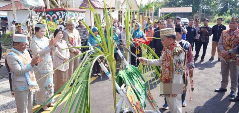 Bupati Heriyus Sambut Kedatangan Gubernur Kalteng Agustiar Sabran dan rombongan