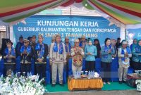 Gubernur Agustiar dan Bupati Heriyus Kunjungi SMKN 1 Murung