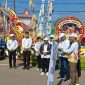 Pelepsan peserta Karnaval Budaya Kabupaten Murung Raya Tahun 2026 yang digelar untuk memeriahkan Hari Jadi Ke-24 Kabupaten Murung Raya, Senin (3/8/2026).