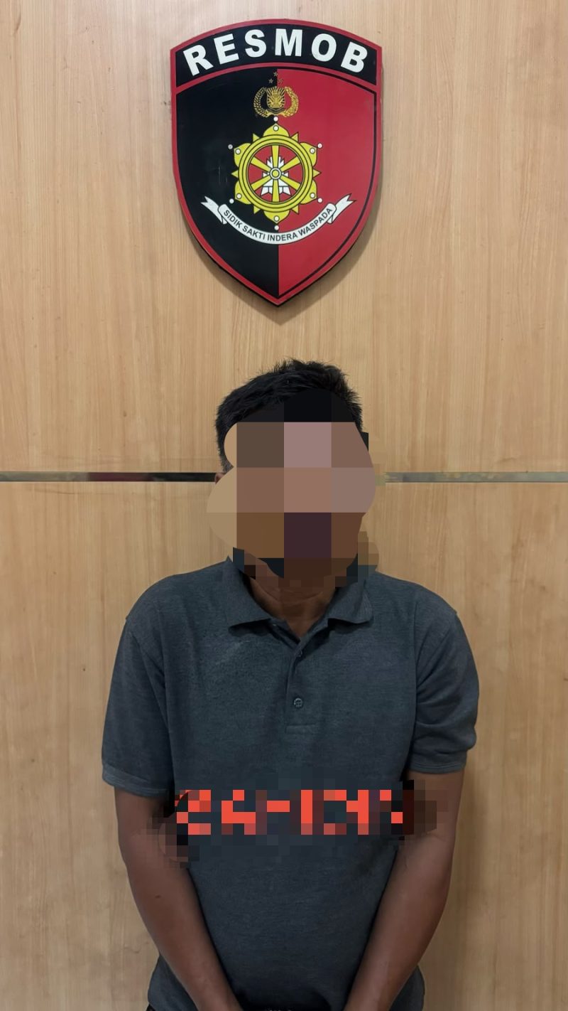 Foto salah satu dari 5 pelaku pencuriam