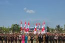 Foto Wakil Bupati Barito Utara, Felix Soenadi Y. Tingan, menghadiri upacara dan syukuran dalam rangka memperingati Hari Ulang Tahun (HUT) ke-1 Kodam XXII/Tambun Bungai Tahun 2026