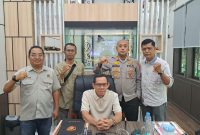 Foto Jajaran pengurus Persatuan Wartawan Indonesia (PWI) Kabupaten Barito Utara melaksanakan audiensi dengan Kapolres Barito Utara AKBP Singgih Fabianto
