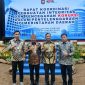 Bupati Mura Heriyus bersama DPRD  dalam Rapat Koordinasi Gubernur, Bupati dan Wali Kota se-Kalimantan Tengah bersama KPK RI, Kamis (13/8/2026).