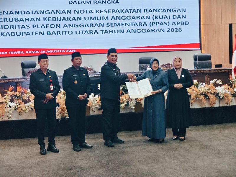 Foto Dewan Perwakilan Rakyat Daerah (DPRD) Kabupaten Barito Utara menggelar Rapat Paripurna II Masa Sidang I