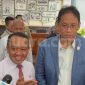 Menteri Keuangan Purbaya Yudhi Sadewa mengungkapkan, rencana tersebut menjadi salah satu pembahasan dalam rapat bersama Menteri Energi dan Sumber Daya Mineral (ESDM) Bahlil Lahadalia di Kementerian Keuangan, Jakarta, Selasa (11/8/2026). Foto Yaumal-Suara.com 