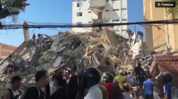 Gempa 7,4 SR di Colombia menewaskan 111 orang dan merusak rumah sakit anak. (CNN)